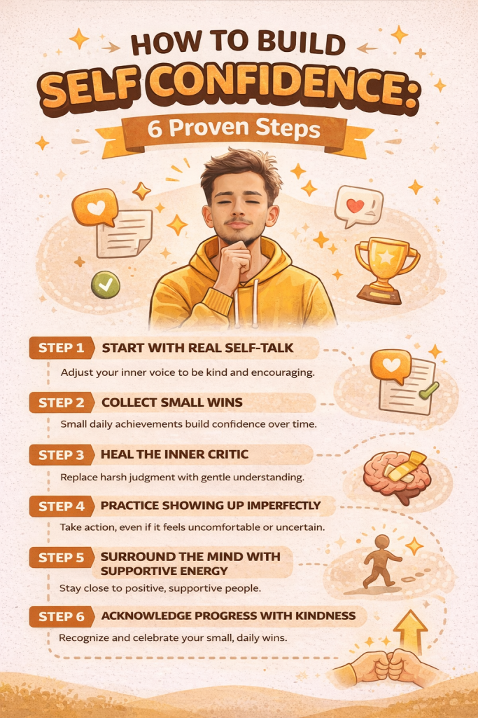How to build self confidence: 6 proven tips
